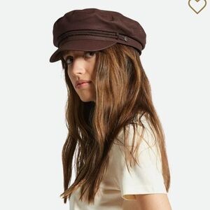 Brixton fiddler newsboy cap brown size M
